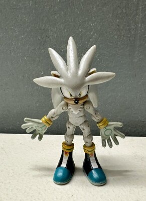 #ad Jazwares Silver Metallic Paint Sonic The Hedgehog 3” Action Figure Fast Shipping $44.99