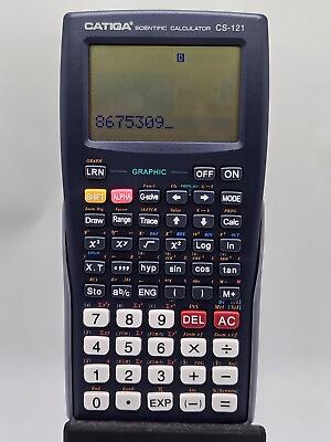 #ad Catiga Scientific Calculator CS 121 With Graphing Functions Black $24.95