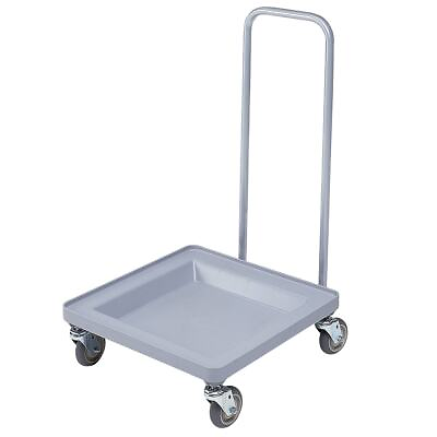 #ad Cambro CDR2020H151 Camdollies Soft Gray Dish Rack Dolly w Handle $244.22
