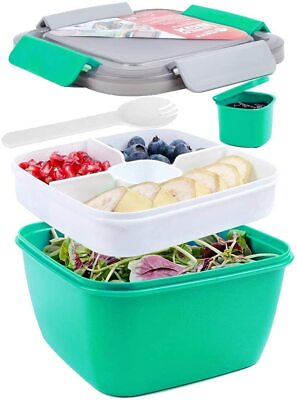 #ad Lunch Box Microwave Heated Picnic Box Food Storage Containers with LidsBe... $43.13