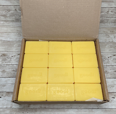 #ad 1 Case 36 Bars Good Soap 5oz Bar Vegan Shea Butter “Golden Milk” Whole Foods $114.95