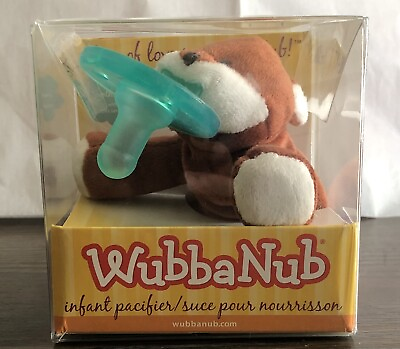 #ad WubbaNub Infant Pacifier With Plush Bear 0 6 Months $14.99