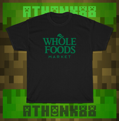 New Shirt Whole Foods Market Logo Men#x27;s T Shirt $19.90