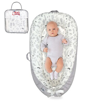 Baby Lounger Nest Portable Co Sleeper Soft Breathable Cotton Baby Bassinet $27.00