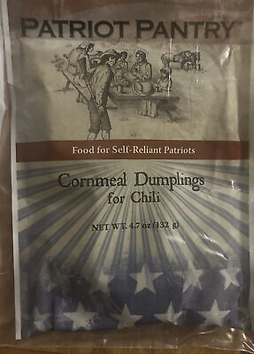 #ad 1 Patriot Pantry Survival Emergency Food Cornmel Dumpling $5.00