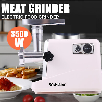 3500W Electric Meat Grinder Mincer Sausage Maker Machine Aluminum Food Tray $76.99