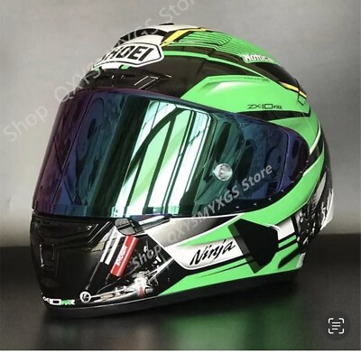 #ad X14 Motorcycle Full Face Helmet Kawasak i ZX10R Marquez Motorbike Moto GP Helmet $300.00