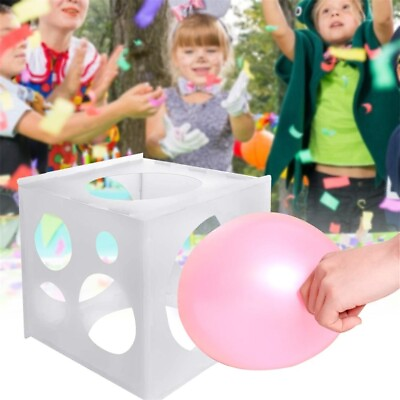 #ad 11Holes Balloon Sizer Box Balloons Measuring Tool for Christmas Wedding Party US $8.83