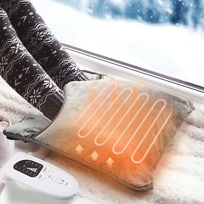 #ad Double Layer Heating Foot Warmer 6 Temperatures Feet Warmers 4 Timers Heat Pad $19.99