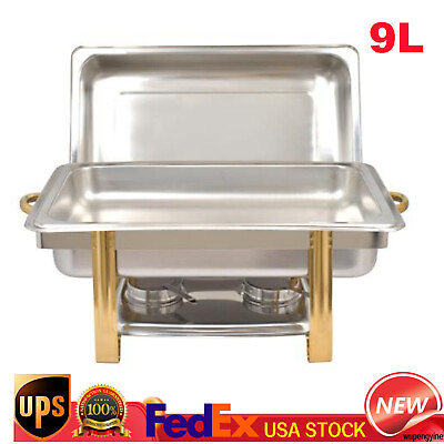 #ad #ad Food Warmer Chafing Dish Buffet Trays Chafer Warmer Dishes Tray Food Pan Home $60.86