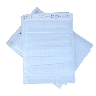 #ad AirnDefense 500 #000 4X8quot; White Poly Bubble Mailers Shipping Padded Envelope $34.83