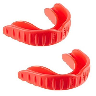 #ad Mouth Guard Sports Mouthguard Slim FitMoldableProfessional 2 Pack red $16.51