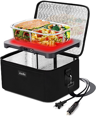 #ad Portable Oven 12V 24V 110V Car Food Warmer Portable Mini Oven Personal $42.27