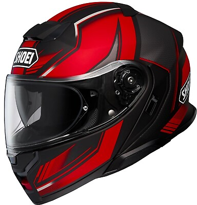 #ad Shoei Neotec III Grasp Modular Motorcycle Helmet Red Black $999.99