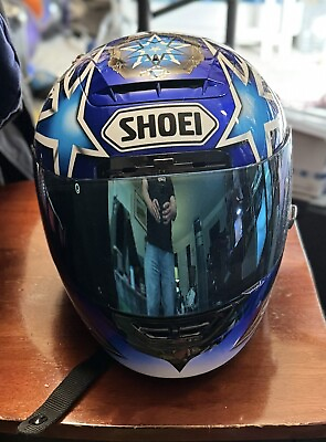 #ad #ad SHOEI X 11 X Spirit Large Motorcycle Helmet NORICK GAULOISES DOT SNELL Approved $374.95