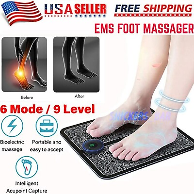 EMS Foot Massager Leg Reshaping Electric Deep Kneading Muscle Pain Relax Machine $10.19