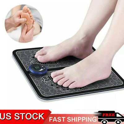 Electric EMS Foot Massager Leg Reshaping Pad Feet Muscle Stimulator Mat US Stock $10.99