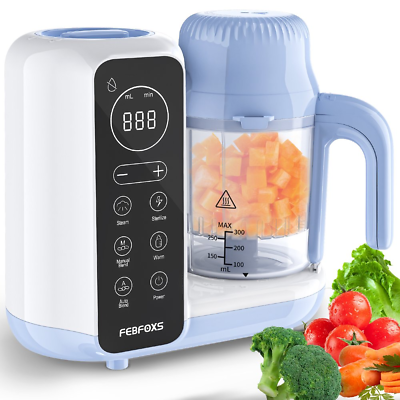 #ad Baby Food Maker Multi Function Baby Food Processor Steamer Puree Blender Auto $110.00