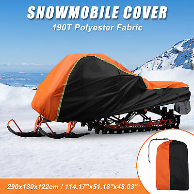 #ad Snowmobile Cover Waterproof for Polaris for Ski Doo for Yamaha Fit 115quot; Orange $29.99
