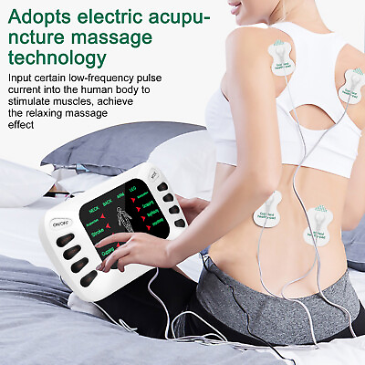 Electric Pulse Massager Tens Unit Muscle Stimulator Machine Therapy Pain Relief $21.99