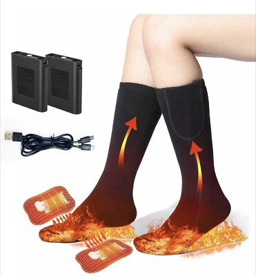 #ad Heated Socks for Cold Feet Foot Warmer Thermostatic Control Rechargeable Battery $27.99