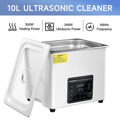 #ad #ad CREWORKS 10L Digital Ultrasonic Cleaner Sonic Cleaner for Jewelry Glasses Bottle $149.99