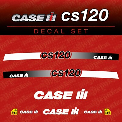 Case CS 120 tractor decal aufkleber adesivo sticker set $80.00