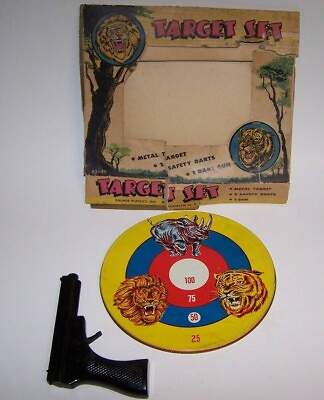 #ad Vintage Palmer Plastic Target Set with Metal Target No Darts Included $39.99