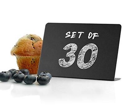 #ad Set of 30 Small Chalkboard Signs 3x4 inches Food Signs for Party Buffet Min... $28.58