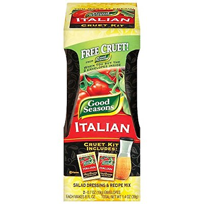#ad Salad Dressing and Recipe Mix With Cruet Italian 2 Count Pack of 1 $19.64