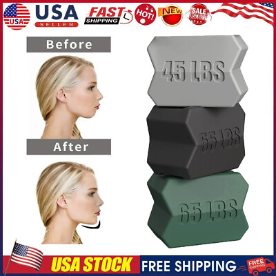 #ad 2PCS Jawline Exerciser Mouth Jaw Exerciser Fitness Ball Neck Face Trainer Unisex $9.49