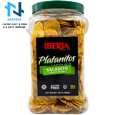 Iberia Saladito Lightly Salted Plantain Chips 20 Oz. $21.02