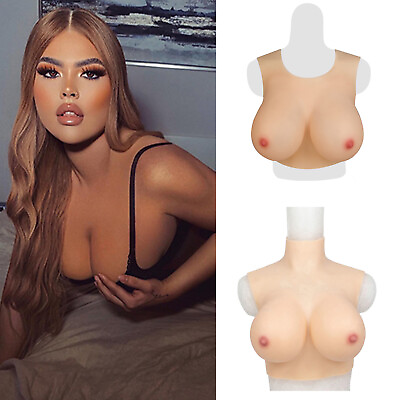 Realistic Silicone Breast Forms Fake Boobs For Crossdresser Drag Queen C G Cup $160.00