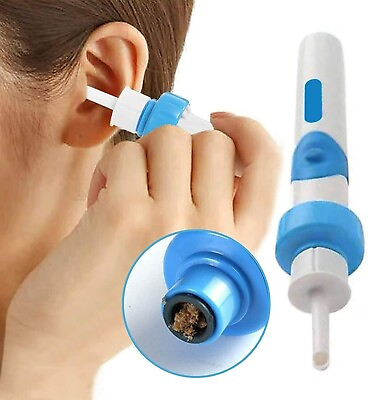 #ad Electric Cordless Vacuum Ear Cleaner Wax Remover Safety Painless Cleaning Device $5.95