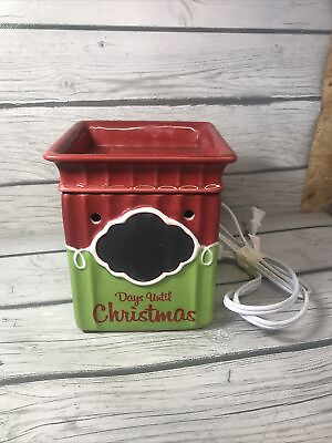 Scentsy Tis The Season Days Until Christmas Countdown Present Electric Warmer $24.15