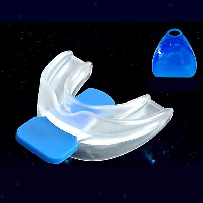#ad Mouth Guard with Storage Box Mouth Protection Sports Comfortable Mouth Protector $8.30