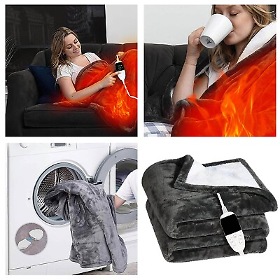 #ad Electric Blanket Foot Warmer Body Warmer 2 4 6 10H Timing Mode Electric 6 $99.70