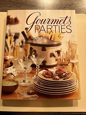 #ad Gourmet#x27;s Parties by Gourmet Magazine1997 Hardcover Like New Free shipping $8.99