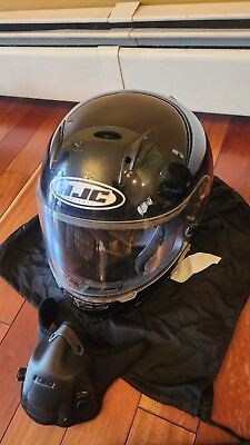 #ad #ad  Motorcycle Helmet HJC CL 15 Full Face XXL Black. DOT Certified. w Extea Sld $69.00