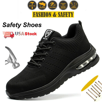 Indestructible Safety Work Shoes Steel Toe Breathable Work Boots Mens#x27; Sneakers $43.23