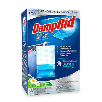 #ad #ad DampRid Fresh Scent Hanging Moisture Absorber 3 Pack Free amp; Fast Shipping $11.97
