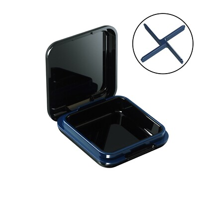 Black Denture Case Retainer Case Braces Storage Box Mouth Guard Case Strainer $9.99