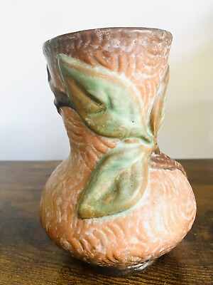 #ad Weller Pottery Malvern Pattern Vase Vintage $84.99