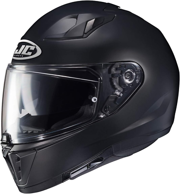 #ad #ad Open Box HJC Helmets Adult I70 Motorcycle Helmet Semi Flat Black Size Medium $104.00