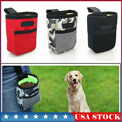 Dog Puppy Outdoor Training Snack Obedience Food Bag Pet Treat Waist Belt Pouch $8.99