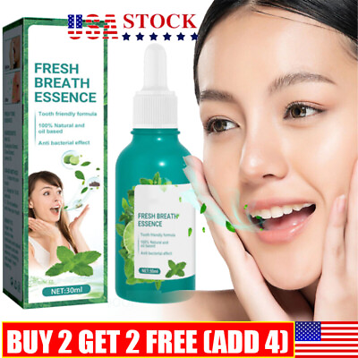 #ad #ad NEW Professional Bad Breath Remove DropsFresh Breath Formula Oral Care Essence $7.69