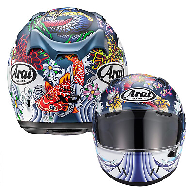 #ad #ad Arai Helmet Full Face XD ORIENTAL Blue 55 56 57 58 59 60 Motorcycle Japan New $660.00