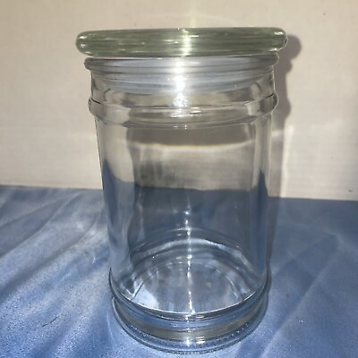 Jar With Sealing Lid 5.75”Tall 3” Dia. Food Candle Estate Find $12.00
