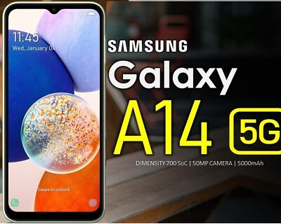 #ad #ad Samsung Galaxy A14 5G SM A415U 64GB ATamp;T T Mobile MetroPCS Verizon Unlocked $89.99