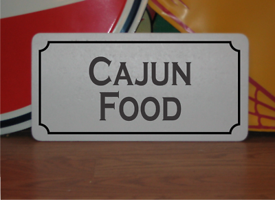 #ad Cajun Food Metal Sign $13.45